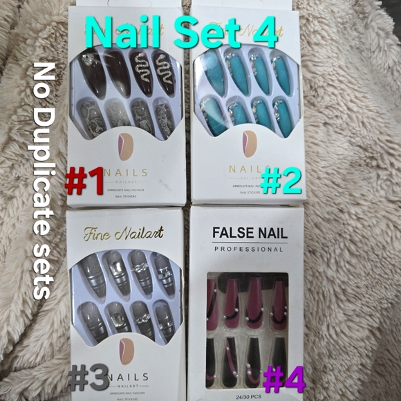 LONG Length Press On Nails- 3 for $10! Mix & Match - Picture 5 of 5